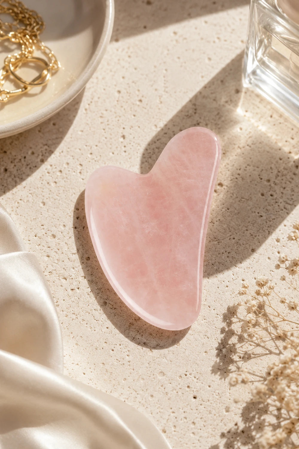 Rose Quartz Gua Sha Stone
