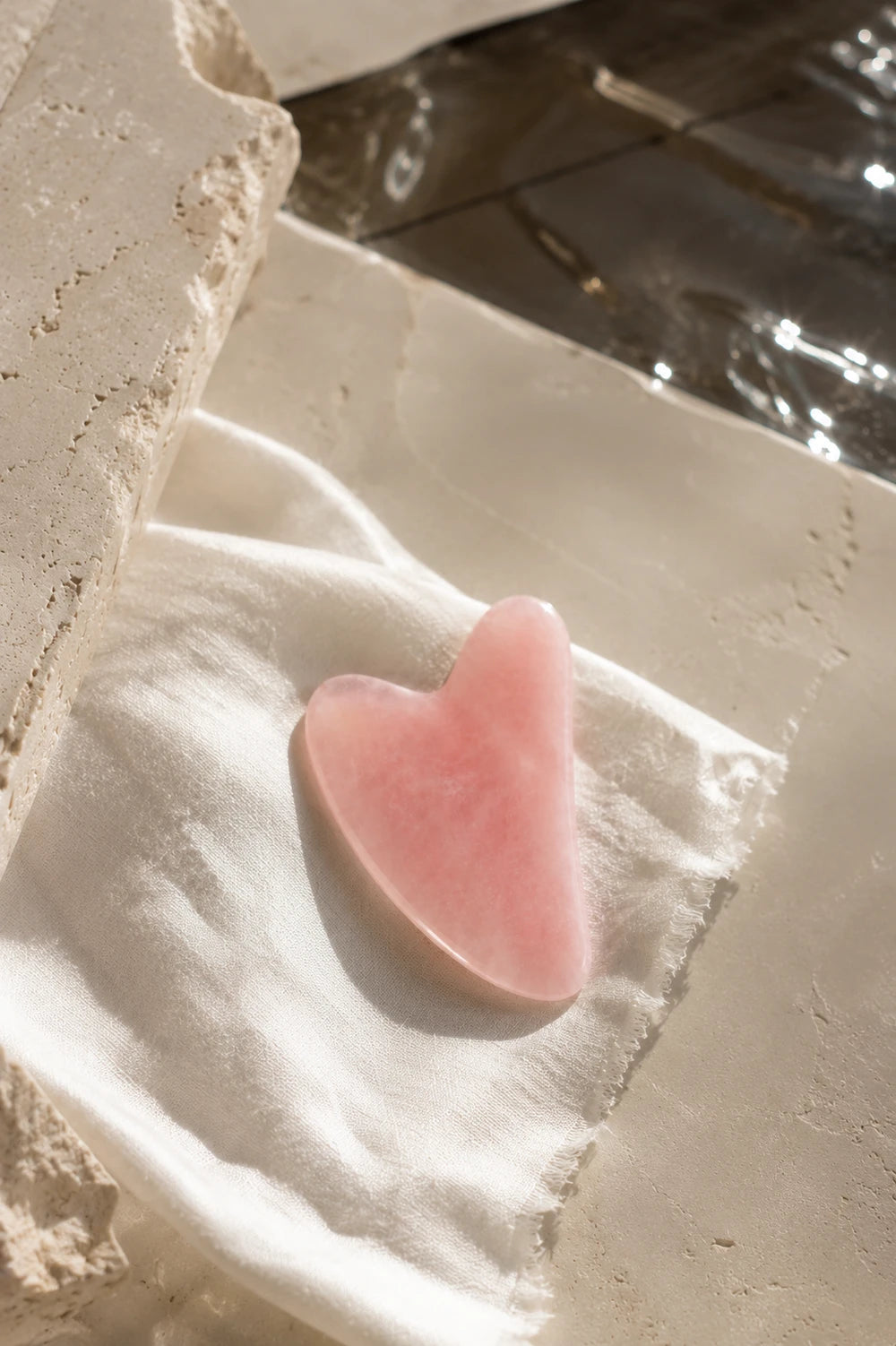 Rose Quartz Gua Sha Stone